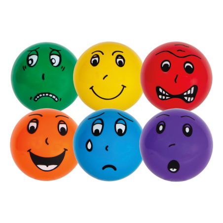 Set of 6 emotions balls