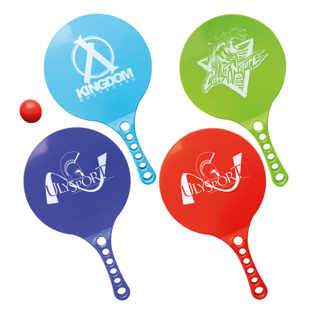 Set of 2 beach ball rackets