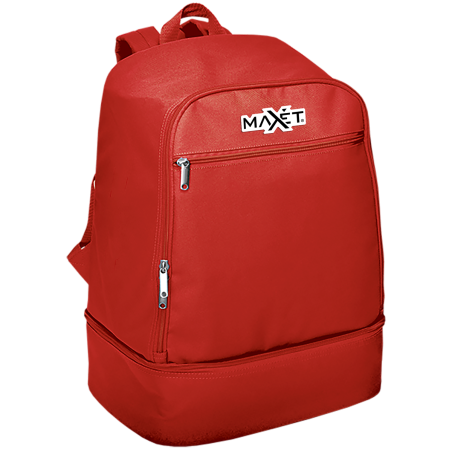 Zaino sportivo 37,5 lt con fondo imbottito incluso e spallacci regolabili. Tasca frontale.