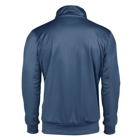 Training top con zip a mezza altezza in POLYSOFT 100% Polyester 220 g/m². Alta elasticità e comfort.