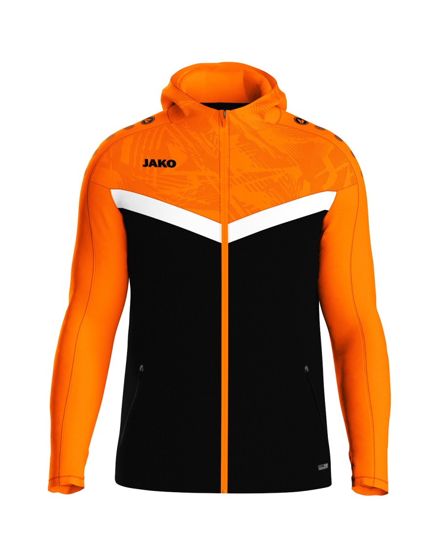 black/neon orange