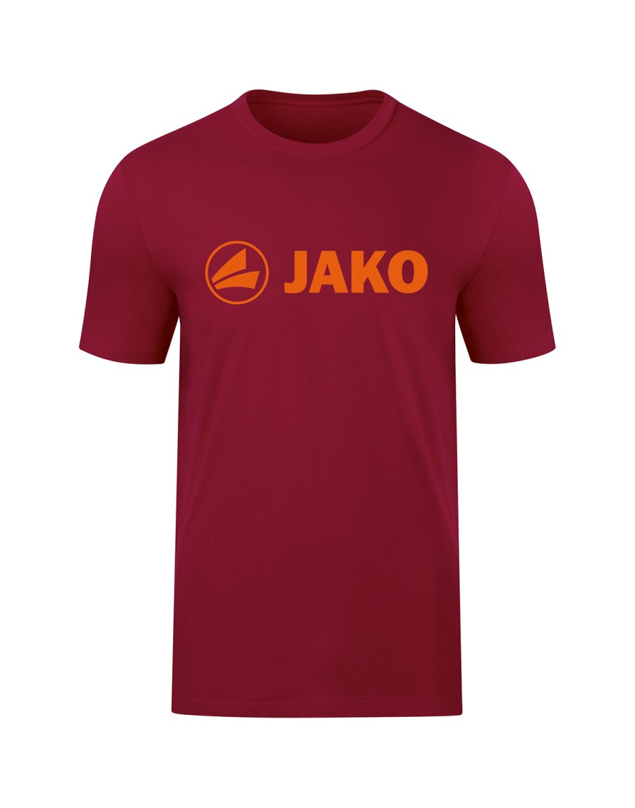 wine red/neon orange