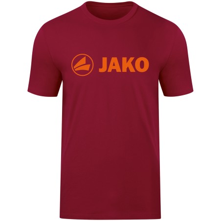 wine red/neon orange