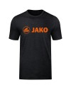 black melange/neon orange